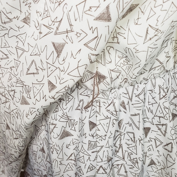 Vintage Cream and Brown Business Dress by Jennifer Gee - Picture 6 of 9